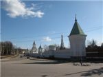 Город Дзержинский. Вид на монастырь.

