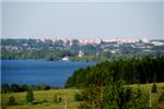 Вид на Плещеево озеро и Переславль
