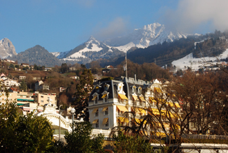 Grand Hotel Swiss с горами