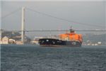 Корабль под Ататюркским мостом. TORM MARINA (Дедвейт - 110 тыс.т)